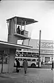 Berlin, Verkehrskanzel Joachimsthaler Platz, 1955