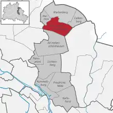 Ortsteile des Bezirks Lichtenberg