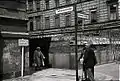 Gehweg entlang der Mauer, 1965