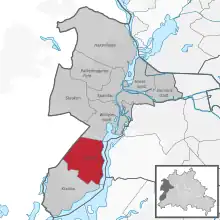 Ortsteile des Bezirks Spandau