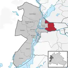 Ortsteile des Bezirks Spandau