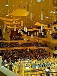 Lou Scheper-Berkenkamp entwickelte das Farbschema für das Innere der Berliner Philharmonie