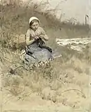 Bernard Blommers: Die Strickerin, Rijksmuseum Amsterdam