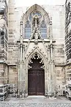 Ostansicht und Portal