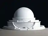 Kenotaph für Isaac Newton,Modell im Maßstab 1:400Architekturikonen-Modell-Sammlung von Oswald Mathias Ungers, Köln