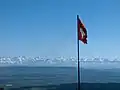Blick von Magglingen über das Seeland zu den Berner Alpen