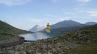 Lago Blanco am Berninapass