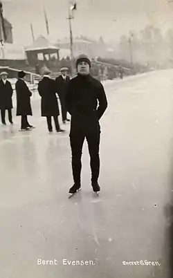 Bernt Evensen im Frognerstadion in Oslo