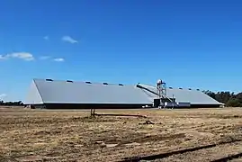 Dreiecksilo für Getreide