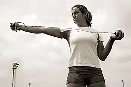 Berta CastellsRang neun mit 67,32 m