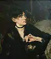 Édouard Manet:Berthe Morisot mit Fächer, 1874,Palais des Beaux-Arts de Lille