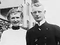 Bertold von der Decken Marineoffizier und Landwirt (1889-1970) mit seiner Frau Hedwig (1895-1988).