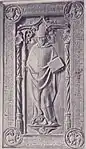 Bronzegrabplatte des Bischofs Berthold von Landsberg