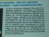 Legende zum Europadenkmal