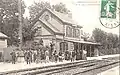 Ehemaliger Bahnhof gegen 1908