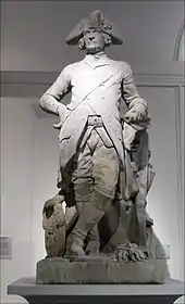 Standbild K. Ch. Graf von Schwerin im DHM Berlin
