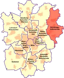 Braunschweig Stadtbezirk 111 Hondelage-Volkmarode (2021)