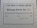 Bezugskarte L. Gasser St. Pölten