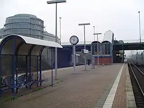 Bahnsteig, Blick nach Norden