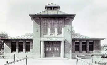U-Bahnhof Schlump in Hamburg-Eimsbüttel, 1912
