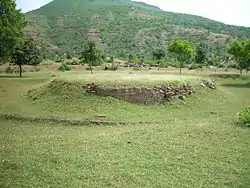 Ruine des Stupa von Bharhut