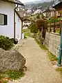 In der Nähe des ehemaligen Bahnhofs St. Ulrich