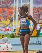 Bianca StuartRang dreizehn mit 6,34 m