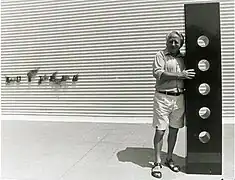 Karl Prantl bei der Biennale Venedig 1968