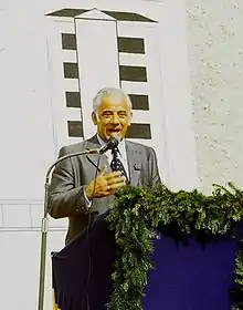 Landesrat Matthias Bierbaum bei der Festansprache.