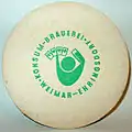 Rückseite Bierdeckel (DDR)