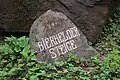 Hinweisstein zur Bierhelder Steige