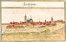 Stadt Bietigheim um 1684