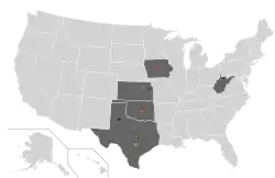Ausdehnung der Big 12 Conference