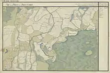 Szeghalom (links unten) um 1782 (Aufnahmeblatt der Josephinischen Landesaufnahme)