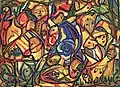 Bild 3: Ostpreußen, 1950, Öl auf Pressholz, 106 × 110