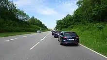 Verkehrsstau bei Mölln am 23. Mai 2022