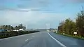 Autobahn 7 zwischen Schleswig und Flensburg am 7. November 2021