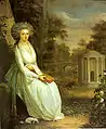 Bildnis der Rosine Alexandrine Freiin von Korff gen. Schmising im Park