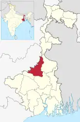 Lagekarte des Distrikts