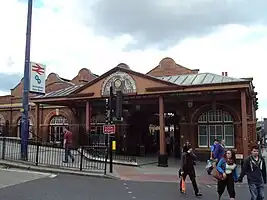 Außenansicht der Moor Street Station