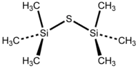 Strukturformel von Hexamethyldisilathian