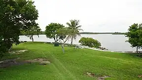 Der Park besteht zu einem überwiegenden Anteil aus Wasser.