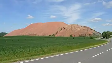 Halde des ehemaligen Kalibergwerkes