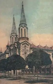 Die römisch-katholische Klosterkirche Notre Dame „Geburt der seligen Jungfrau Maria“, 1910