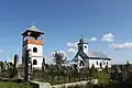 Holzkirche in Tușinu