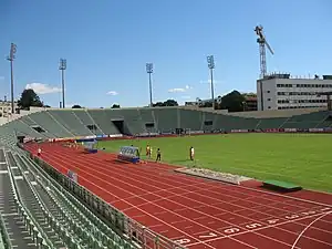 Blick in das umgebaute Bislett-Stadion