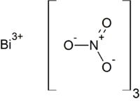 Strukturformel von Bismut(III)-nitrat