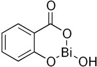 Strukturformel von Bismutsubsalicylat
