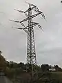… und Abspannmast