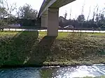 Hebammenbrücke von der Pankeseite aus